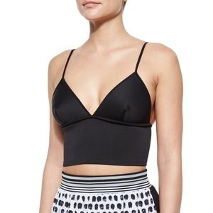 XS Clover Canyon Neoprene Bralette - Black